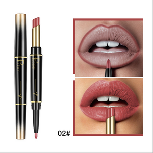 Lápiz labial de larga duración + combo delineador de labios