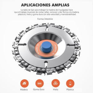Disco de Cadena del Molino, 4 pulgadas y 5 pulgadas