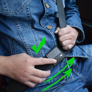 Ajustador del cinturón de seguridad del automóvil para niños y adultos (1 par)