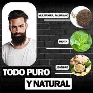 Champú oscurecedor natural para barba