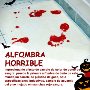 Alfombra de baño sangrienta de Halloween