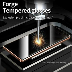 [2021 Nuevo Samsung] - Estuche para Teléfono de Vidrio Templado Anti-Peep con Protección Lateral