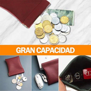 Bolsa de almacenamiento de PU con cierre automático (compre 1 y obtenga 1 gratis)