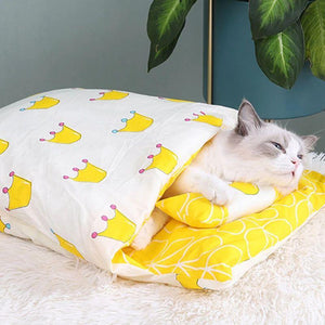 Saco de Dormir Cálido para Gatos