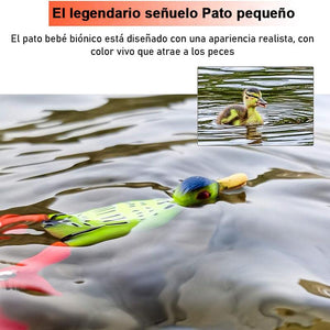 Señuelo de pesca de superficie de pato 3D