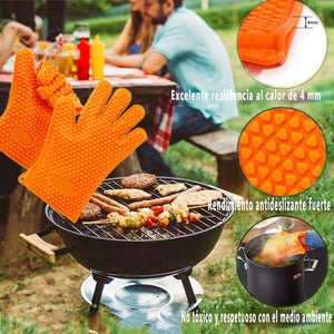 Guantes de Silicona Antideslizantes y Resistentes al Calor