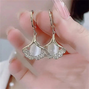 Pendientes hoja de ginkgo