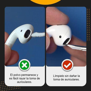 Lápiz de limpieza para auriculares Bluetooth