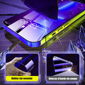 Para iPhone Lámina antipolvo y antirreflectante + herramienta para lámina antipolvo