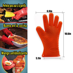 Guantes de Silicona Antideslizantes y Resistentes al Calor