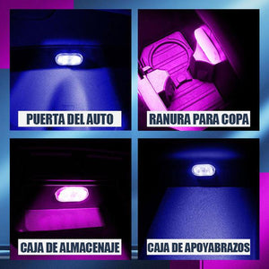 Mini luces de decoración de coche