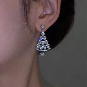 Aretes de árbol de Navidad