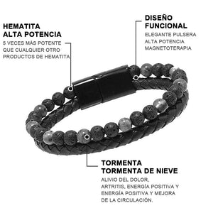 Pulsera de perlas para terapia linfática