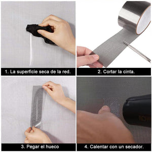 Cinta de Reparación de Ventana para Mosquitera