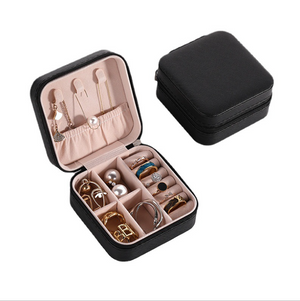 Caja de almacenamiento de joyería multicapa portátil