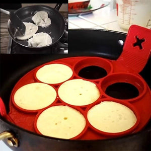 Moldeos de Tortilla Antiadherente de Silicona Reutilizable