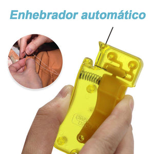 Enhebrador automático de agujas