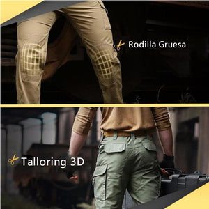 Pantalones Tácticos para Hombres con Bolsillos