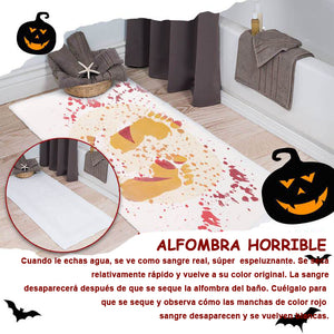 Alfombra de baño sangrienta de Halloween