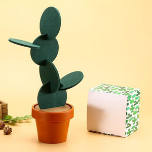 Posavasos antideslizante de cactus creativo