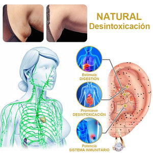 Pendientes de germanio MagneTherapy Lymphvity