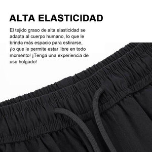 Pantalones casuales de seda para hombre