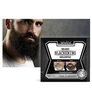 Champú oscurecedor natural para barba