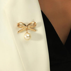 Broche de perlas exquisito y de alta calidad