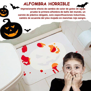 Alfombra de baño sangrienta de Halloween