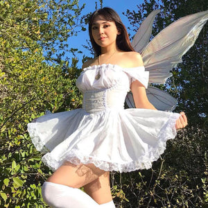 Vestido princesa de encaje