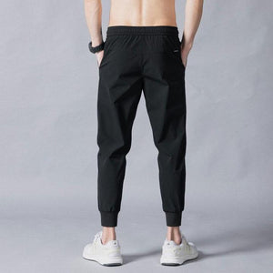 Pantalones casuales de seda para hombre