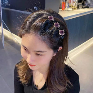 Pinza para el pelo con tres flores