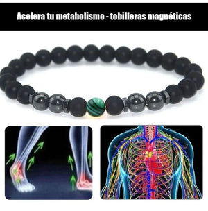 Pulsera magnética en piedra natural