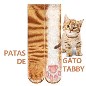 Calcetines Flurry 3D Patas de Animal-UN TAMAÑO PARA TODOS