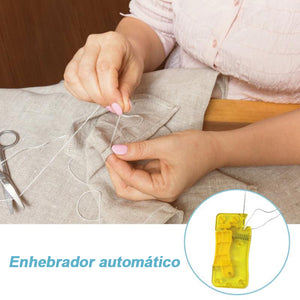 Enhebrador automático de agujas