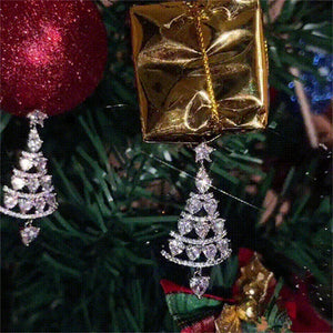 Aretes de árbol de Navidad