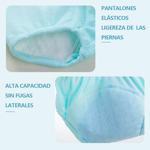 Pantalones de entrenamiento para ir al baño de algodón