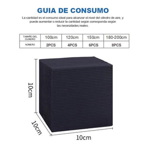 Cubo de purificación de agua para acuarios ecológicos