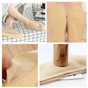 Calcetines Invisibles Acolchados con Masaje de Pies 3D para Mujeres