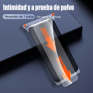 Para iPhone Lámina antipolvo y antirreflectante + herramienta para lámina antipolvo