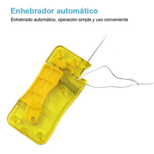 Enhebrador automático de agujas