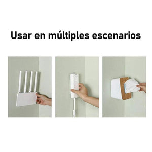 Soporte de Panel de Parche para Colgar en la Pared sin Perforaciones (3 Piezas)