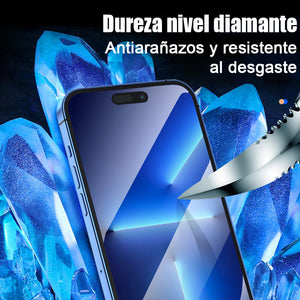 Para iPhone Lámina antipolvo y antirreflectante + herramienta para lámina antipolvo