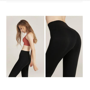 Pantalones de yoga de cintura alta y pantalones de secado rápido