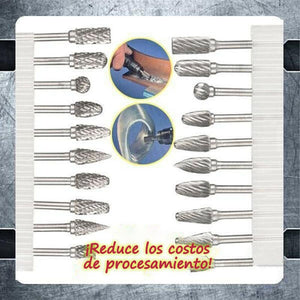 Brocas para amoladora rotativa (10 piezas / juego)